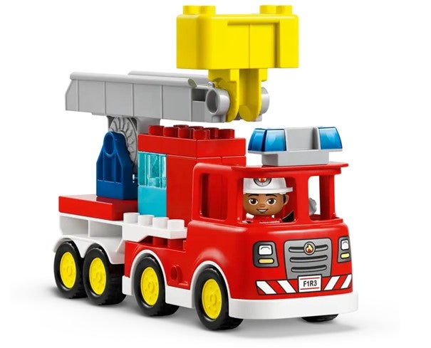 Lego Brannbil med slange og brannmann 10473