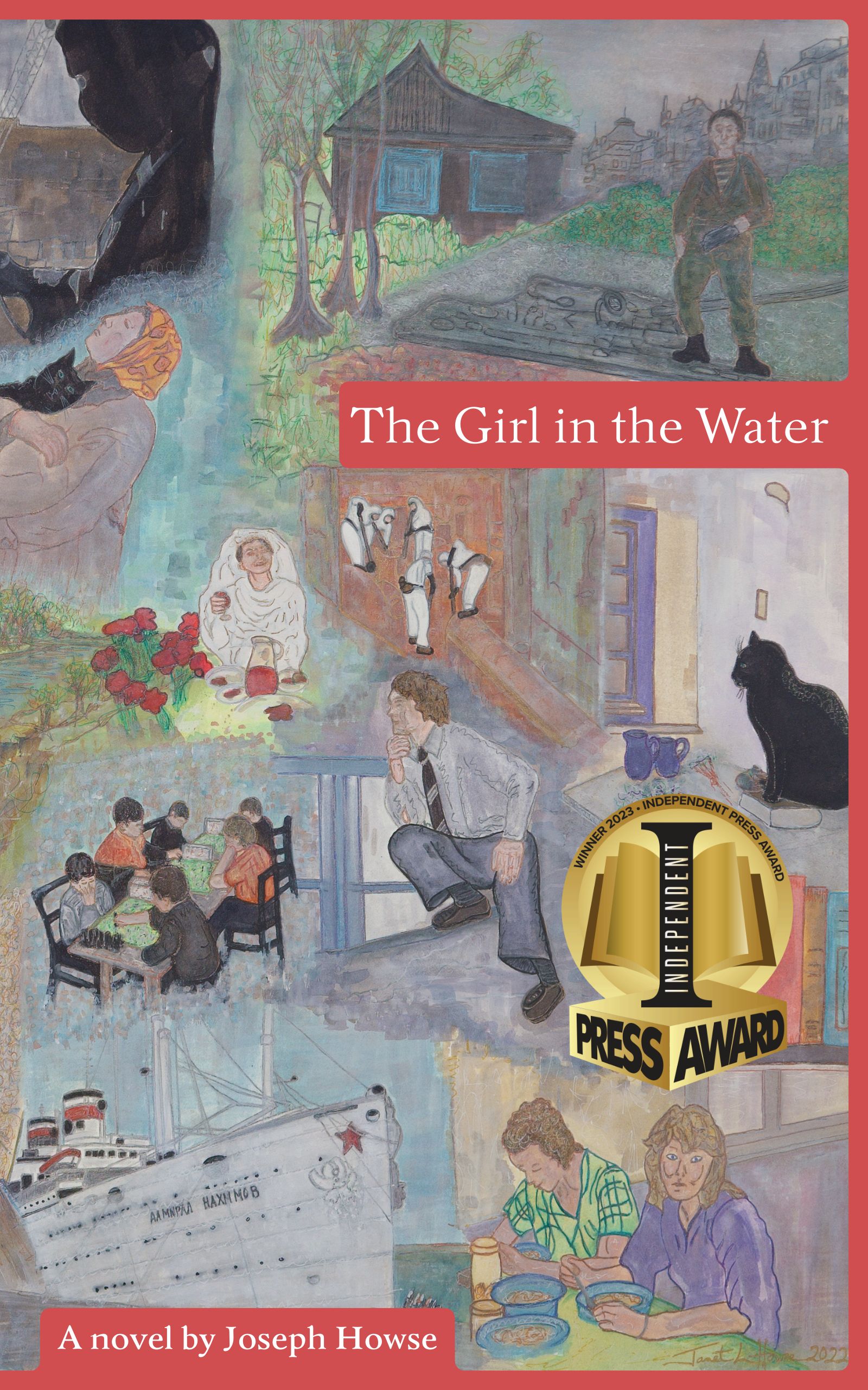 The girl in the water