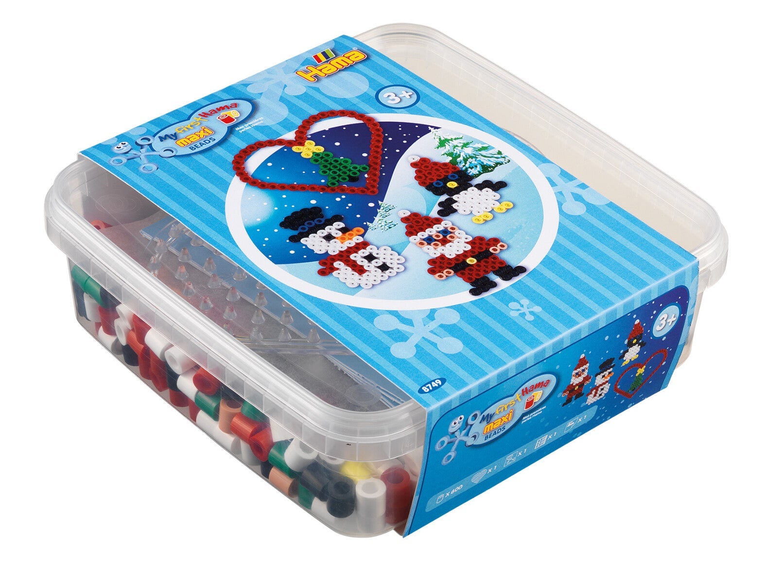 Hama Maxi Perl Pla Boks 600 Stk Jul