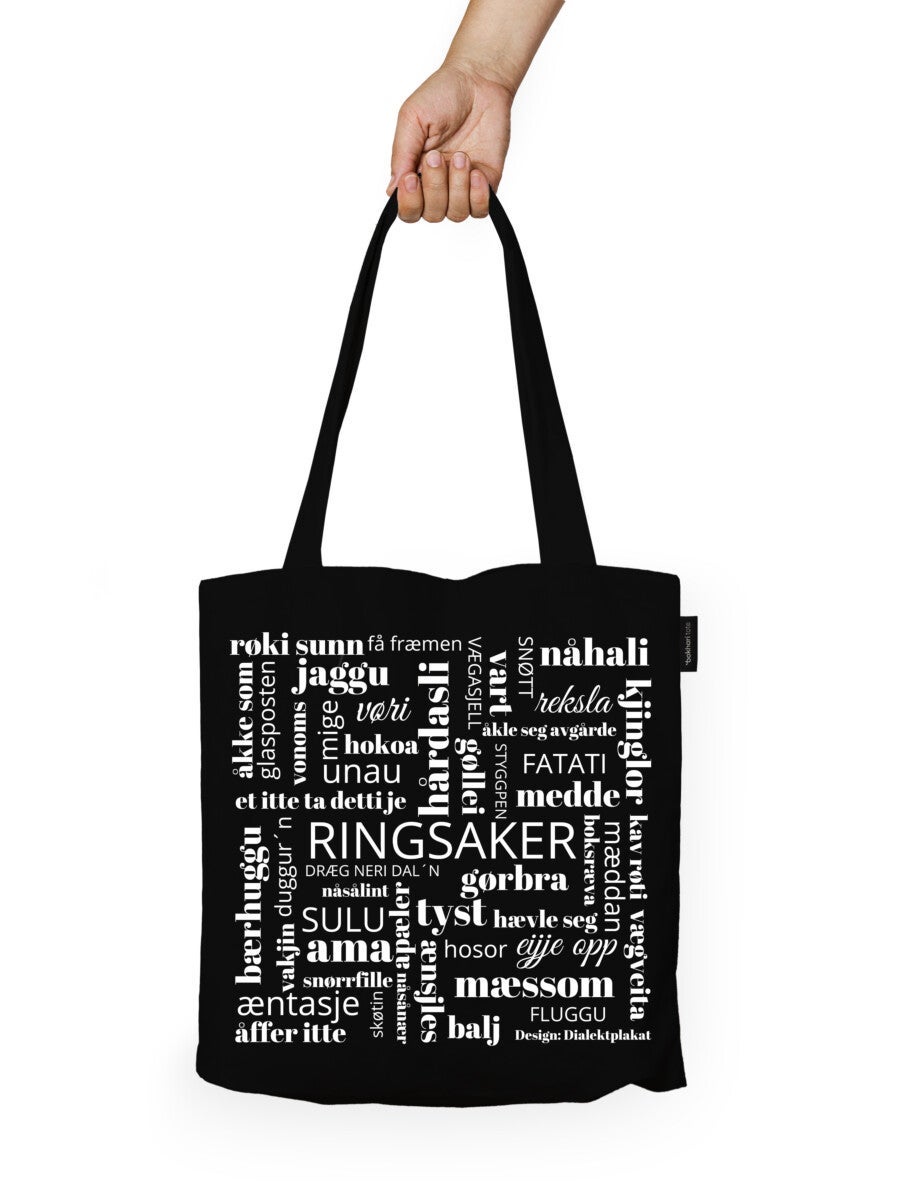 Handlenett Bokhari Ringsaker svart