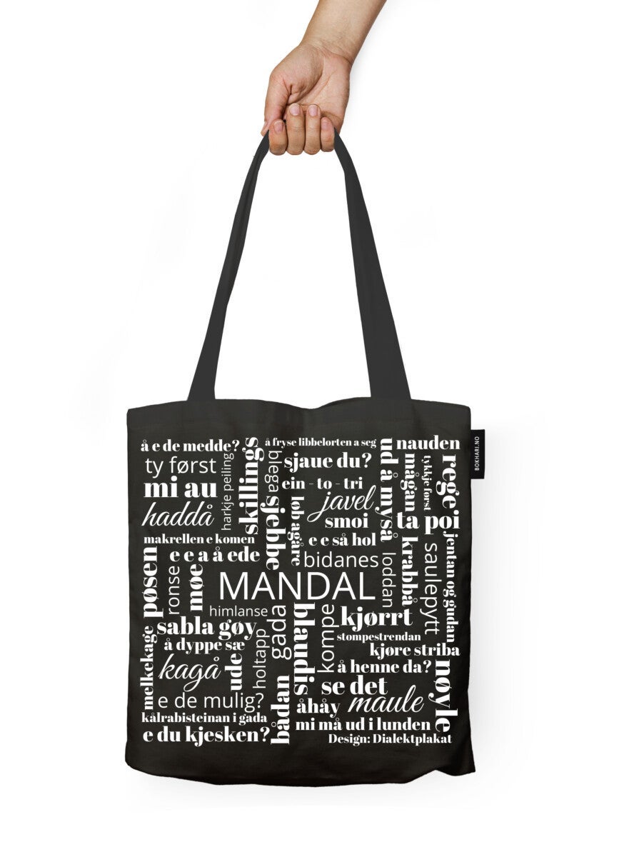 Handlenett Bokhari Mandal svart