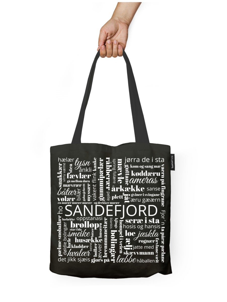 Handlenett Bokhari Sandefjord svart