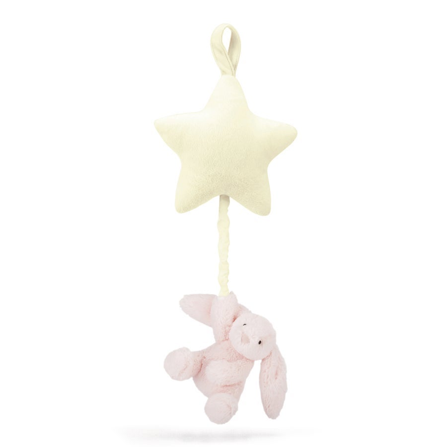Spilledåse rosa kanin 28cm Bashful beige