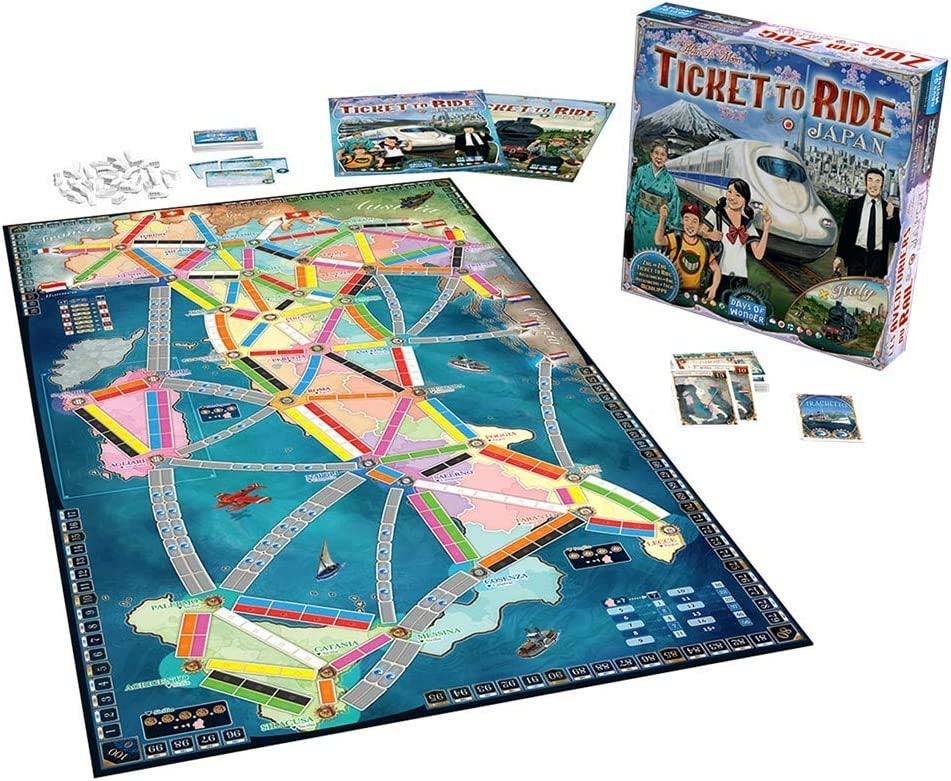 Spill Ticket To Ride Map Coll. Nr 7 Japan/Italy