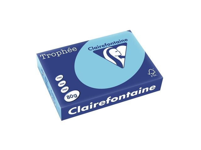Kopipapir A4 80g trophee isblå (500)
