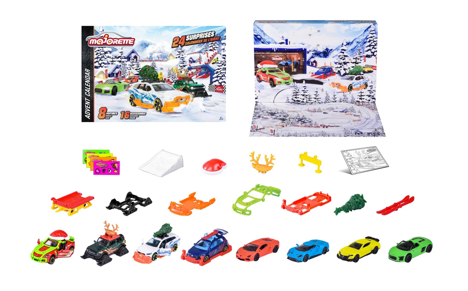 Adventskalender Majorette med 24 overraskelser