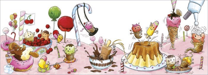 Klaffekort "Iskrem selskap"