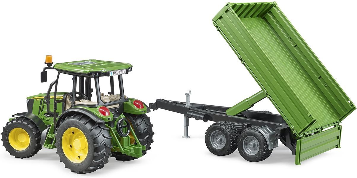 Bruder John Deere 5115M Tipphenger