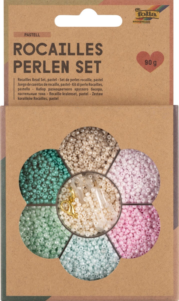 Hobby Perlesett Små Pastellfarger