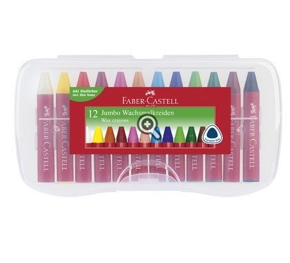 Fargestift Faber Jumbo Grip 12 Pk