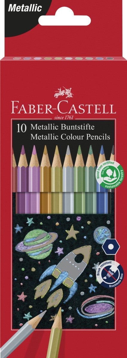 Fargeblyant Metallic 10 Stk