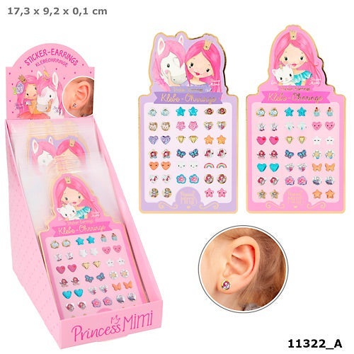 Ørepynt Selvklebende 2Ass Princess Mimi
