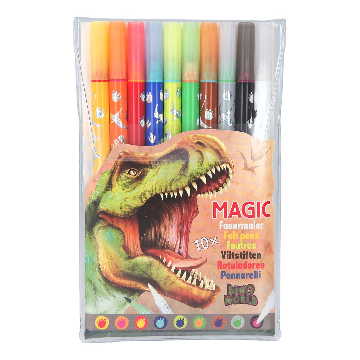 Tusj sett m/magisk tusj dobble tupp Dino World