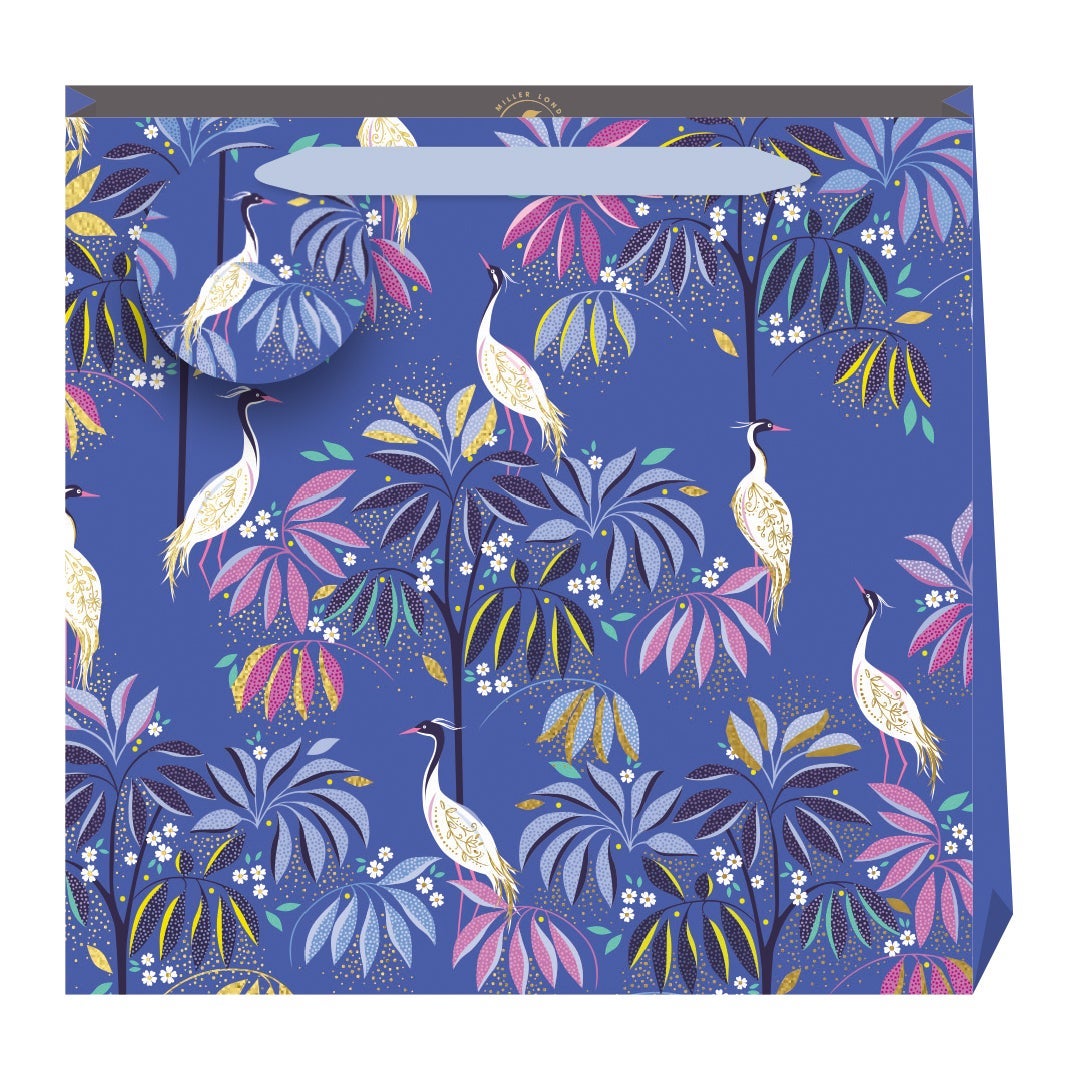 Gavepose Crane Garden Indigo M