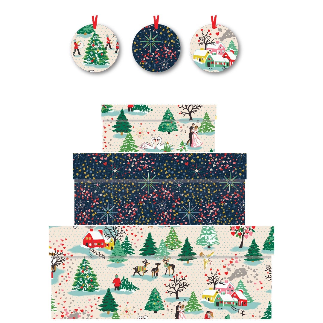 Gaveesker i sett Cath Kidston Shine Bright (3)
