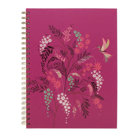 Notatbok A4 m/gullspiral Hummingbird
