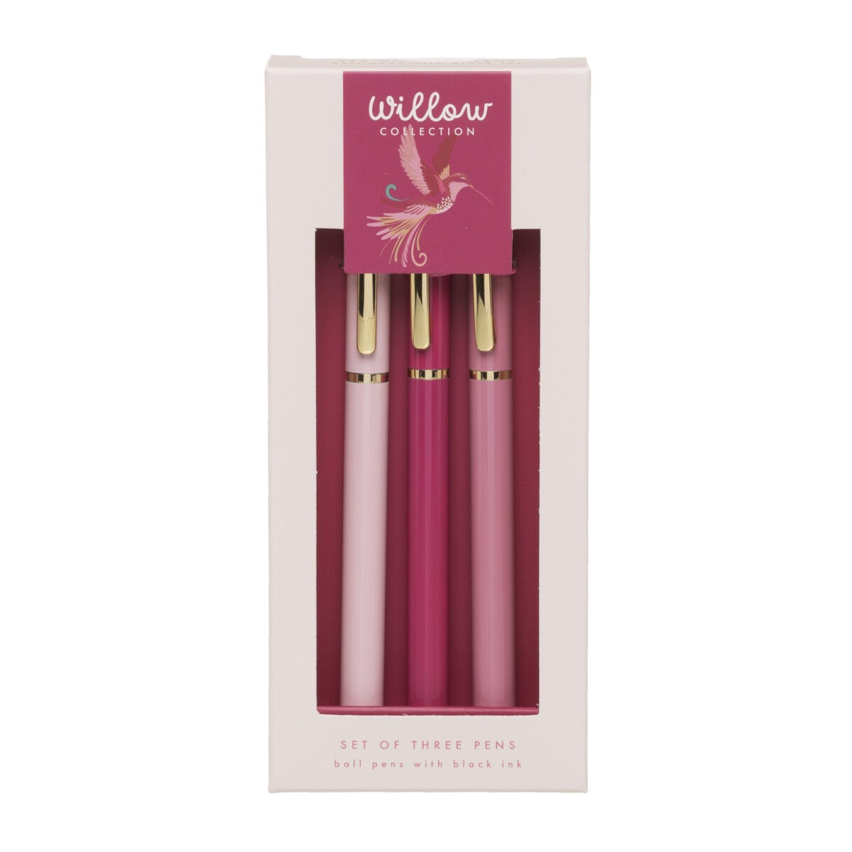 Pennesett i eske 3 pk Hummingbird