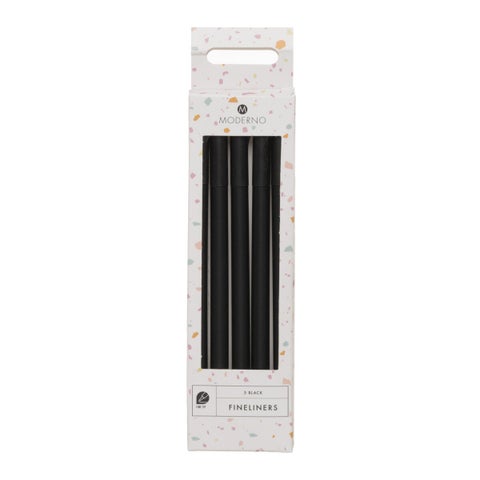 Fineliner sort 5 pk Moderno