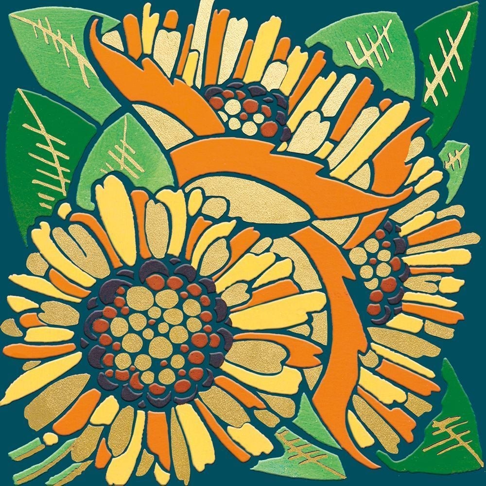 Kort V&A Sunflowers