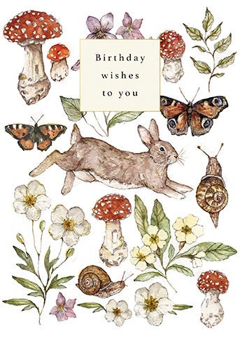 Kort Lamb Little Forest Flora Hare
