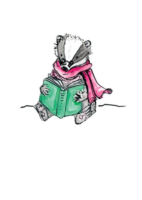 Kort Playing In The Pud Badger W Book