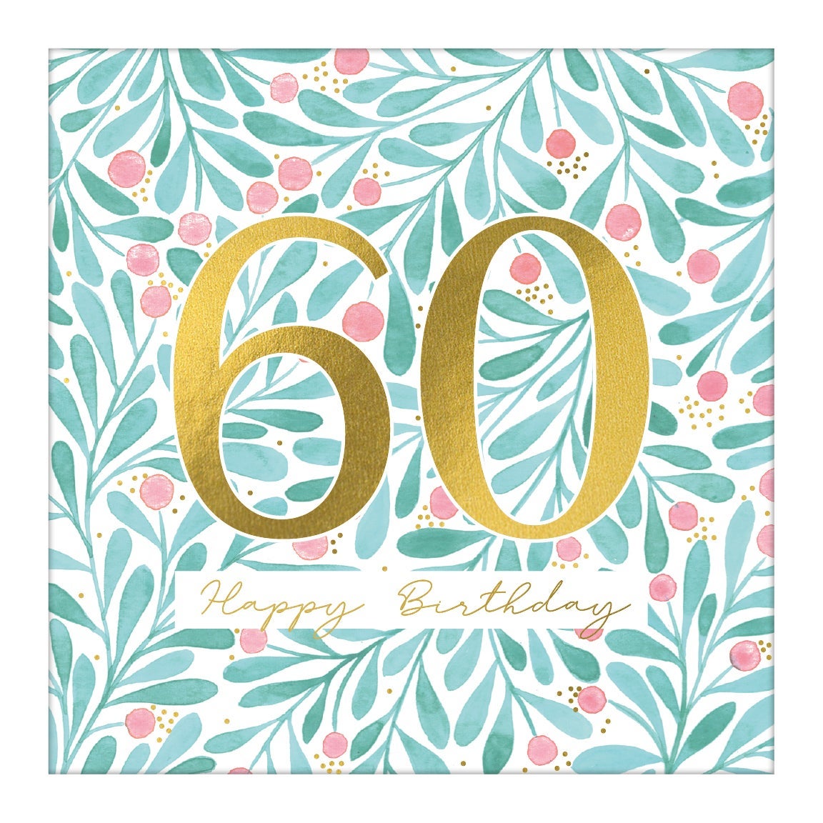 Kort Art File 60 Happy Birthday