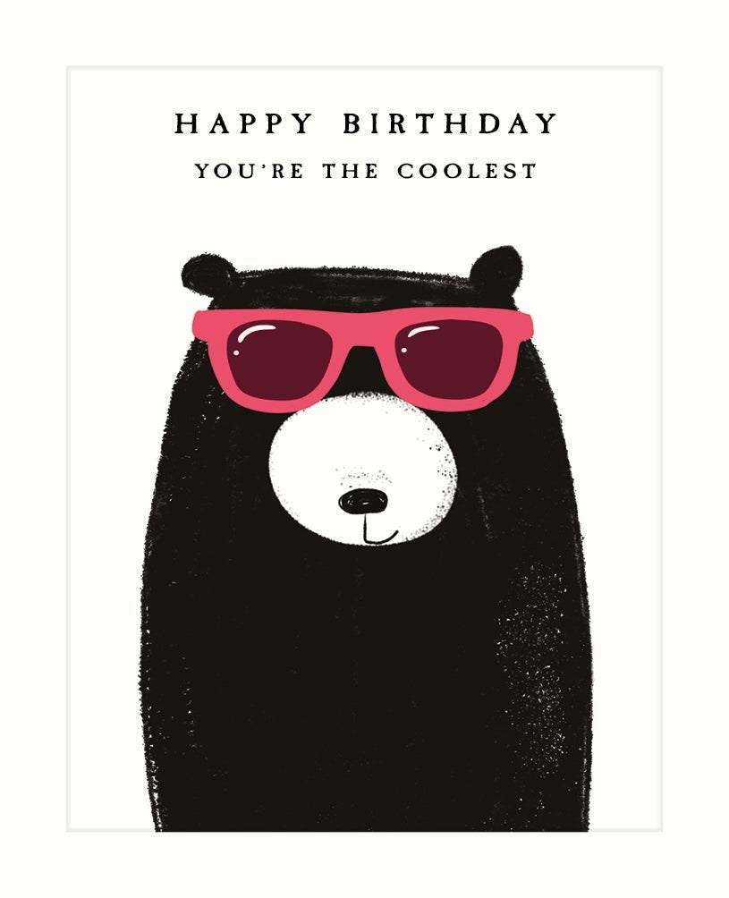 Kort Bear The Coolest
