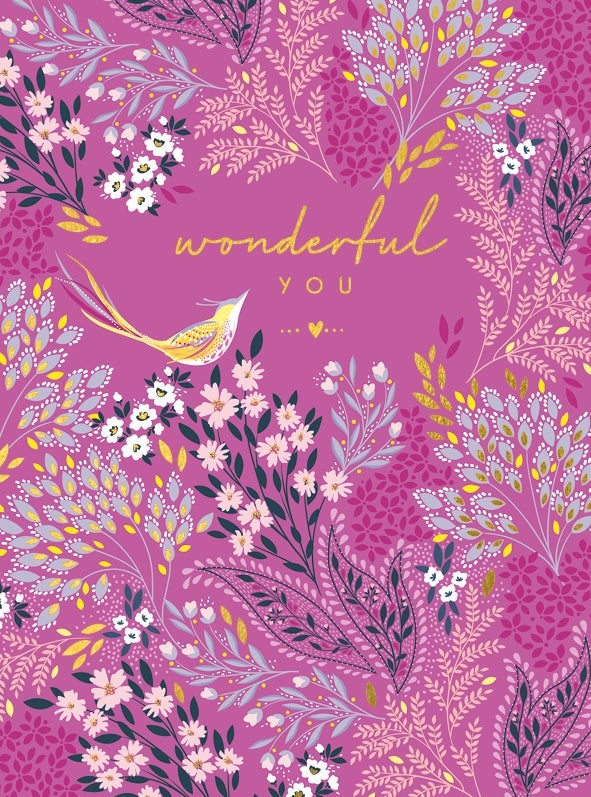 Kort Sara Miller Wonderful You Bird