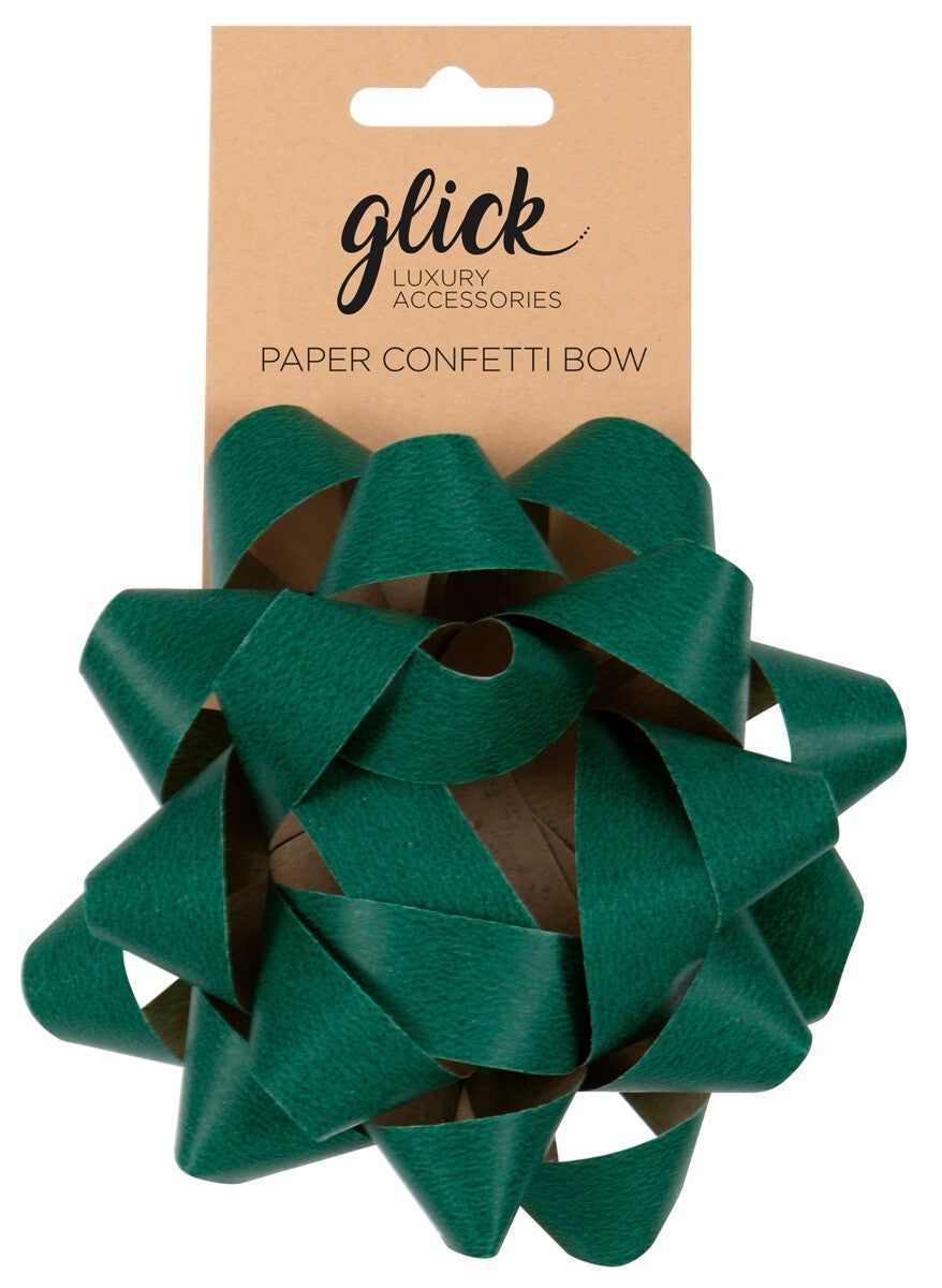 Rosett Papir Confetti Grønn