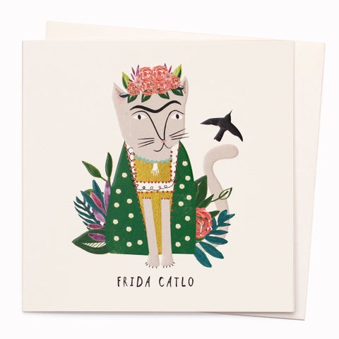 Kort Cats in Art Frida Katlo