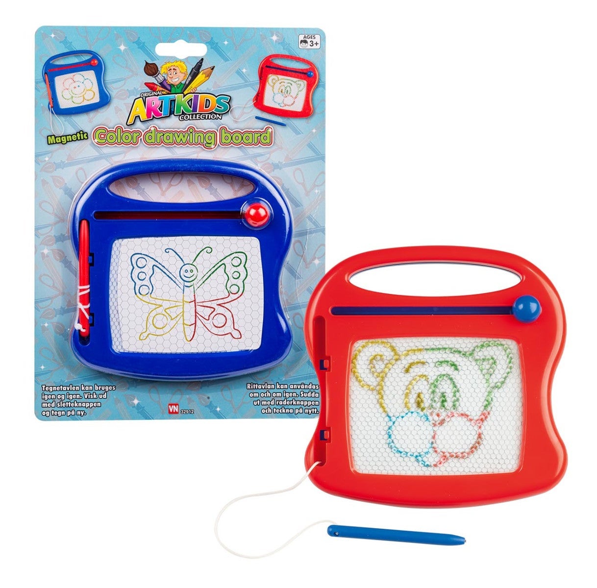 Artkids Magnet Tavle m/farger 15cm