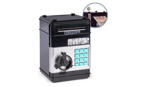 Safebox m/kode Sort