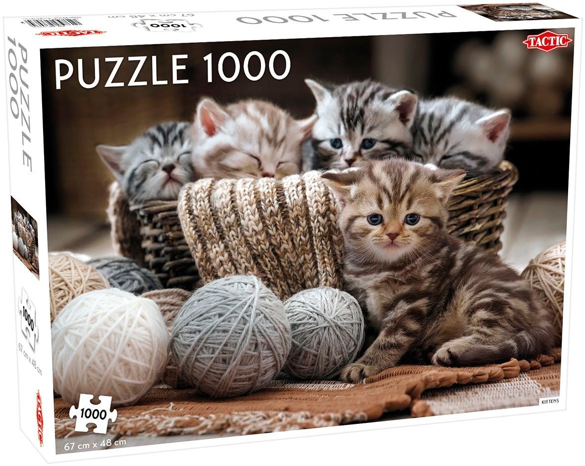 Puslespill 1000 Kittens Tactic