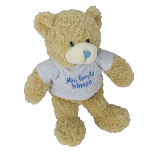 Bamse 30cm Blå Min første bamse
