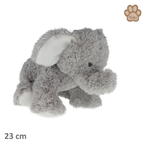 Elefant 23cm Grå Tinka Baby