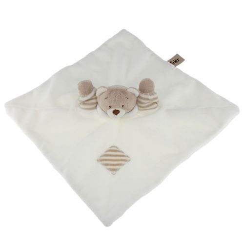 Sutteklut 30x30cm bamse krem