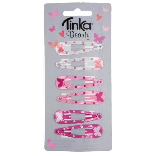 Hårklips Sommerfugl 6Stk