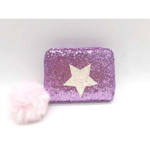 Lommebok Glitter m/stjerne Tinka