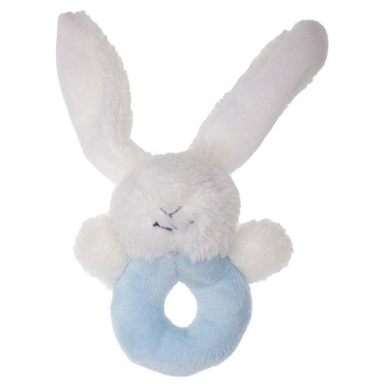 Rangle Kanin hvit/blå Tinka Baby