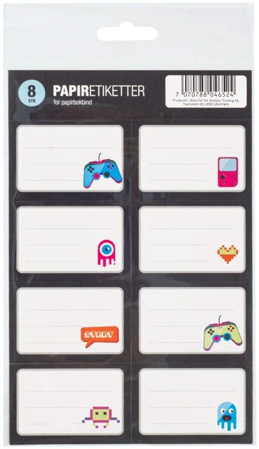 Boketiketter Gaming