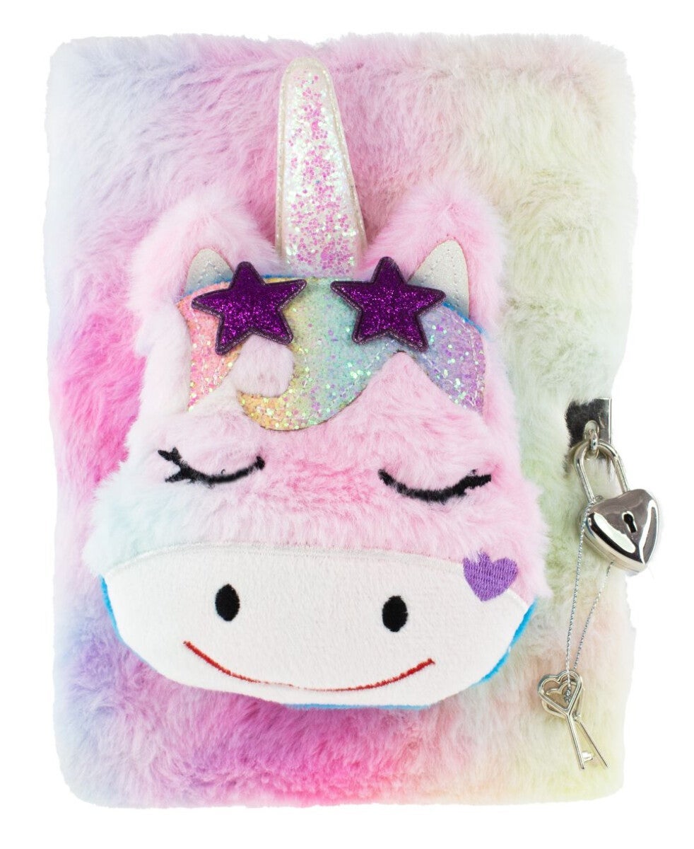 Dagbok Unicorn Regnbue Plysj Tinka