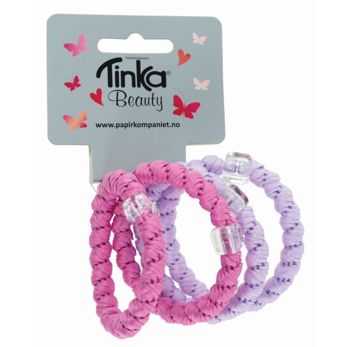 Hårstrikk rosa/lilla