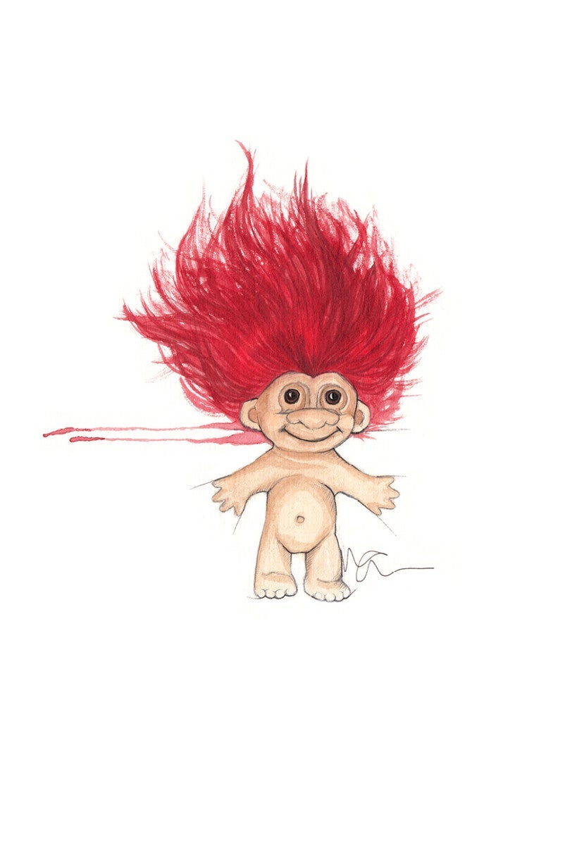 Kort gave lykketroll Emmeselle