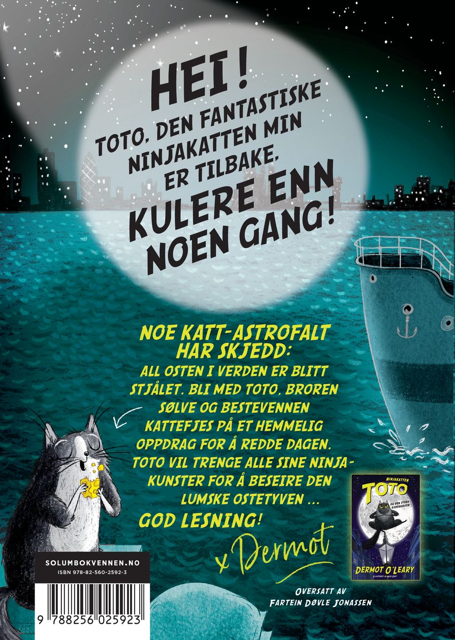 Ninjakatten Toto og det utrolige ostekuppet