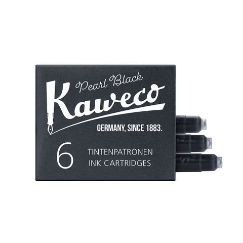 Kaweco Blekkpatron 6stk Pearl Black