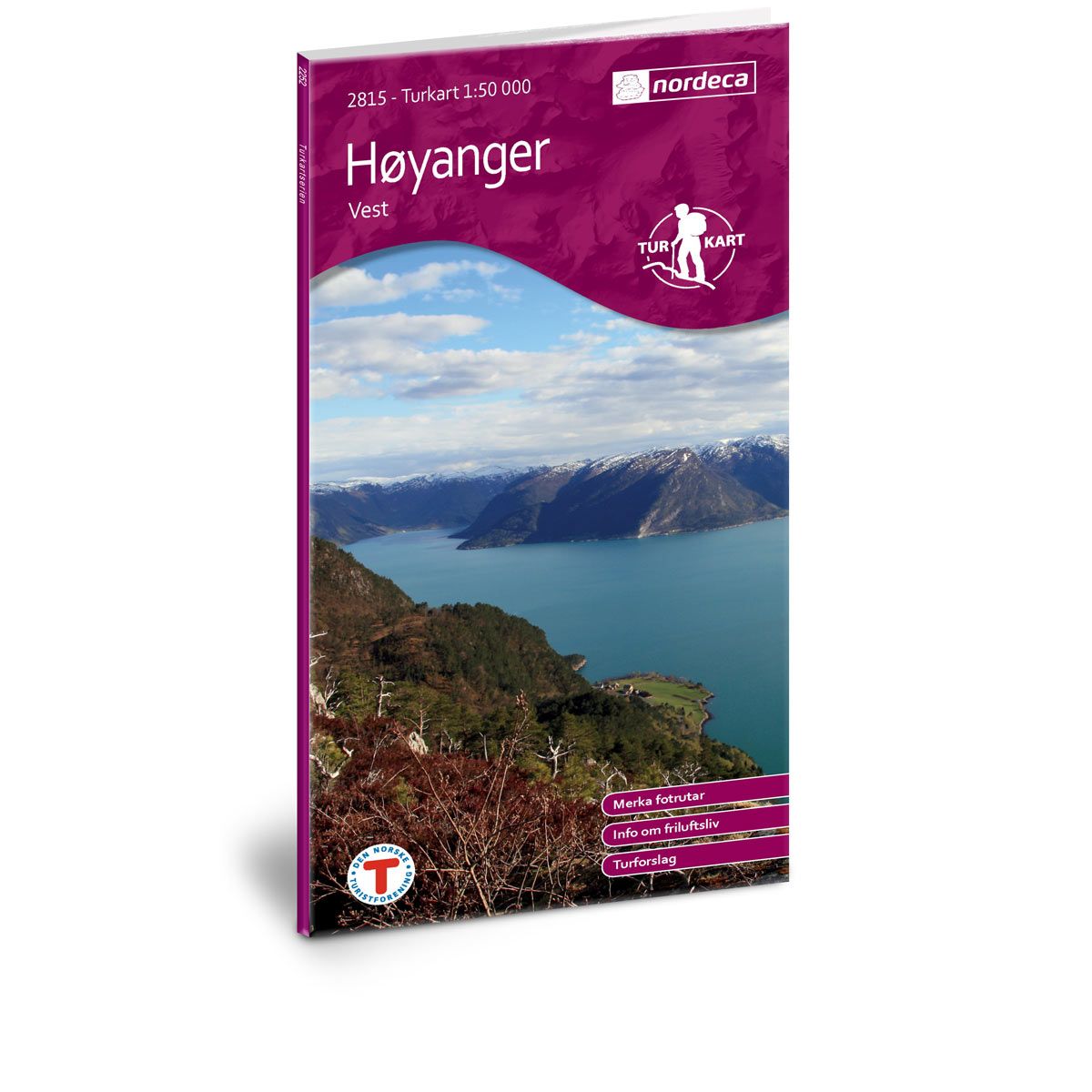 Høyanger Vest - Turkart 1: 50 000
