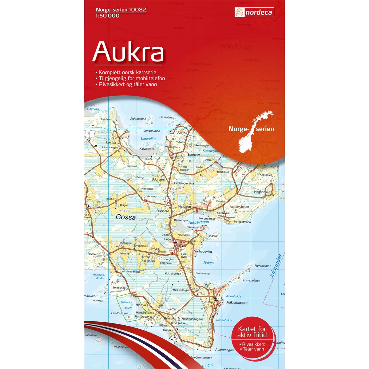 Aukra - Veikart