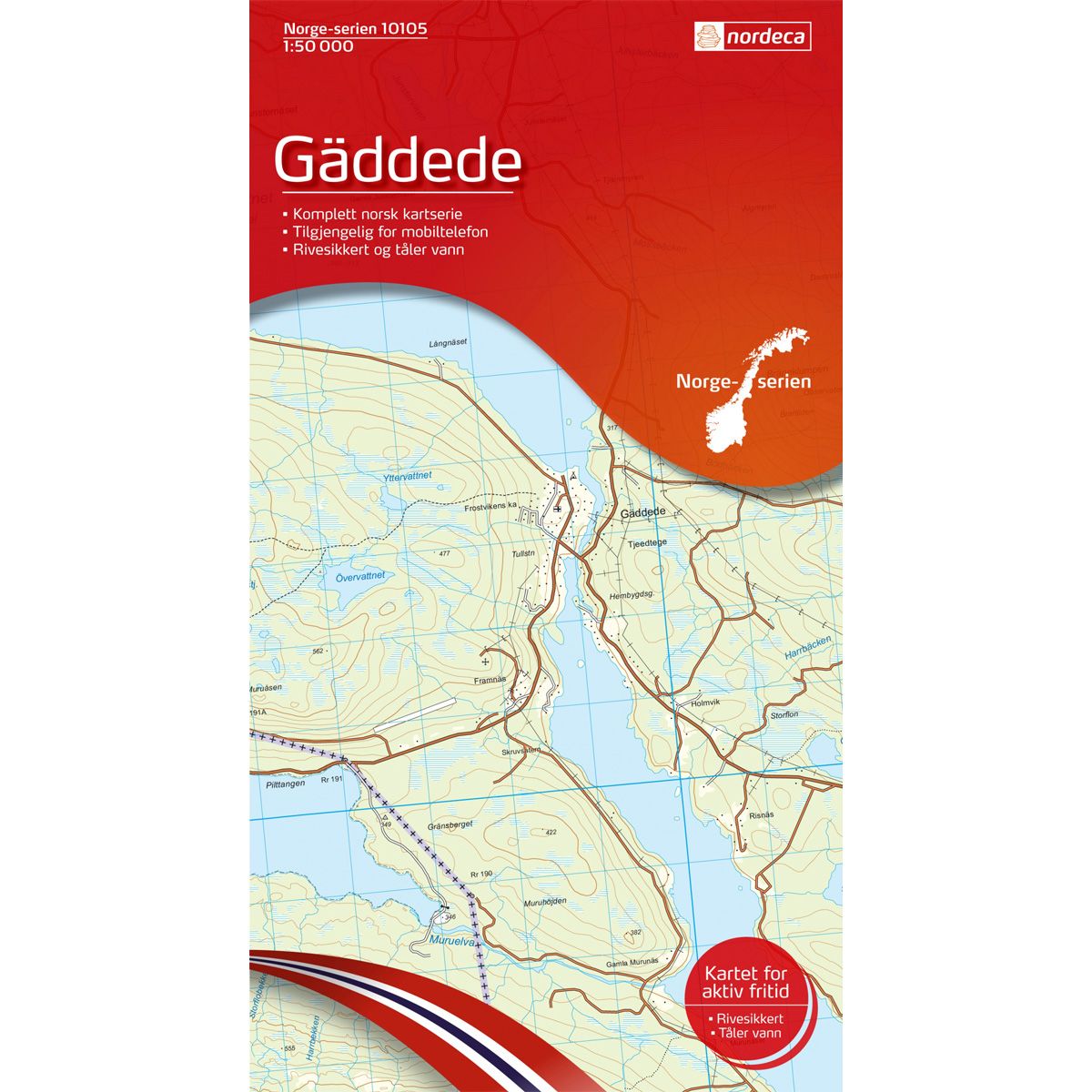 Gäddede - Veikart