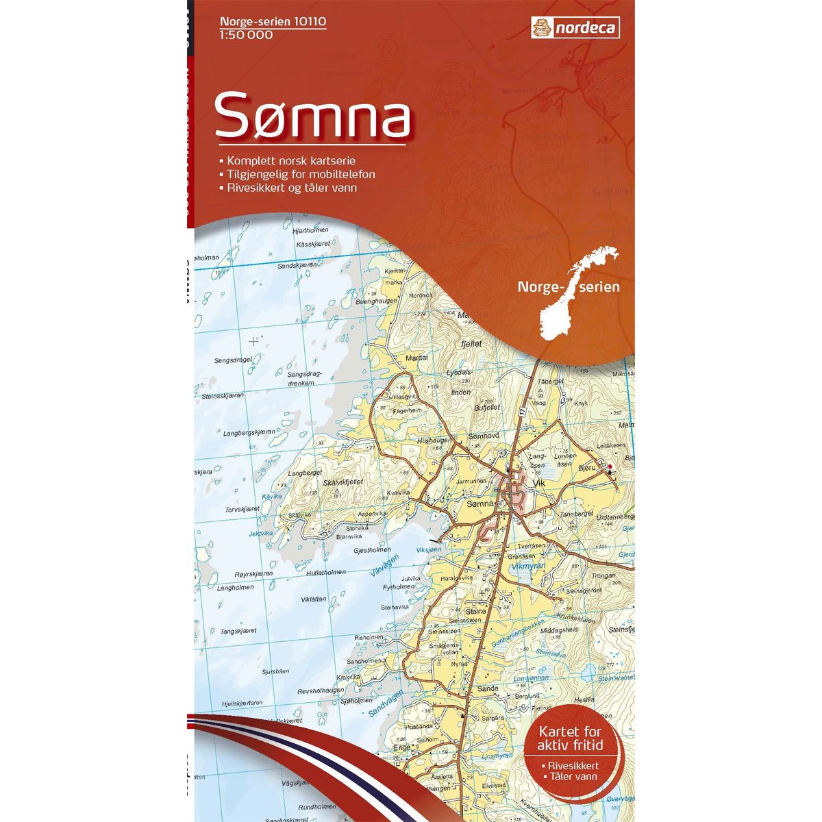 Sømna - Veikart