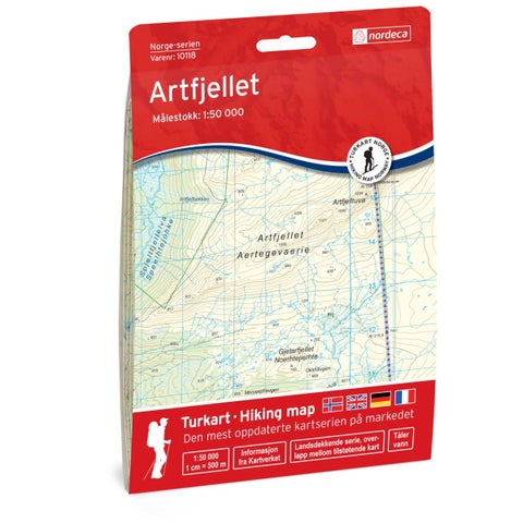 Artfjellet - Veikart